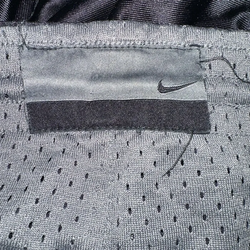 Vintage Nike Shorts Mens Blue‎ Gray Black Reversible Shiny Basketball Shorts XXL
